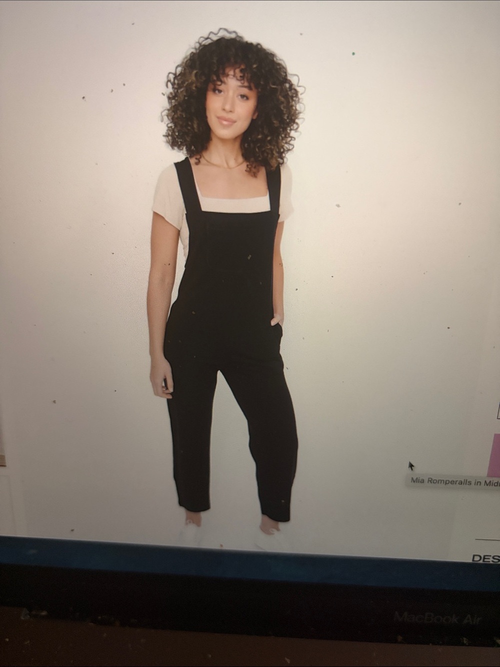 EUC Smash & Tess Black Women’s Romperalls - Classic Square-Neck, size M